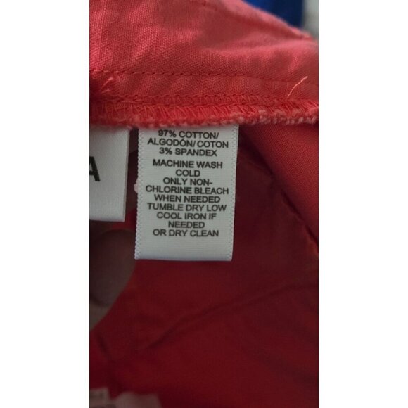 Ann Taylor Loft Women's Orange The Riviera Shorts Size 8 - Picture 7 of 9